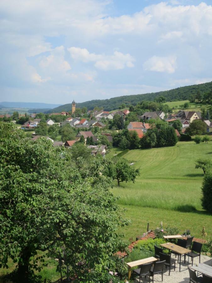 Ferienwohnung Alpaka-Ferien Wiechs am Randen Exterior foto